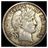 1900 Barber Dime NEARLY UNCIRCULATED