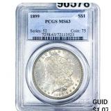 1899 Morgan Silver Dollar PCGS MS63