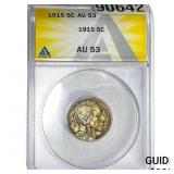 1915 Buffalo Nickel ANACS AU53