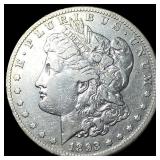 1893-CC Silver Morgan Dollar ABOUT UNCIRCULATED