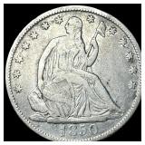 1850-O Silver Half Dollar ABOUT UNCIRCULATED