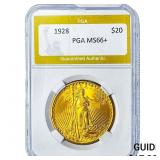 1928 $20 Gold Double Eagle PGA MS66+
