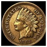 1862 Indian Head Cent NEARLY UNCIRCULATED
