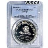 1997 Sliver $1 Botanical PCGS PR69 DCAM