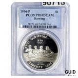 1996 $1 Rowing PCGS PR69 DCAM