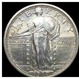 1917 Type 1 Standing Liberty Quarter CLOSELY UNCIR