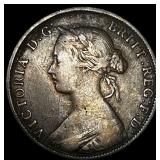 1861 New Brunswick Bronze One Cent LIGHTLY CIRCULA