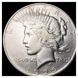 1926 Silver Peace Dollar CLOSELY UNCIRCULATED