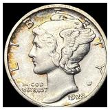 1929-S Silver Mercury Dime CLOSELY UNCIRCULATED