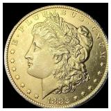 1882-CC Toned Morgan Dollar UNCIRCULATED