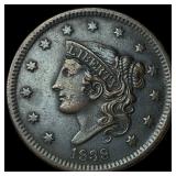1838 Braided Hair Large Cent NEARLY UNCIRCULATED