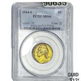 1944-S Jefferson Nickel PCGS MS66