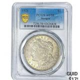 1921 Morgan Silver Dollar PCGS AU58