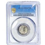 1937 Mercury Silver Dime PCGS MS67 FB