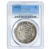 1892-S Morgan Silver Dollar PCGS F12