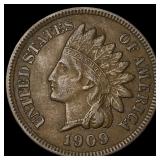 1909 Indian Head Cent CLOSELY UNCIRCULATED