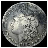 1892-S Silver Morgan Dollar LIGHTLY CIRCULATED
