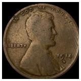 1914-D Lincoln Wheat Cent NICELY CIRCULATED