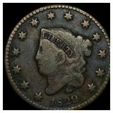 1829 Coronet Head Large Cent LIGHTLY CIRCULATED