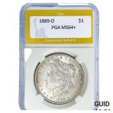 1889-O Morgan Silver Dollar PGA MS64+