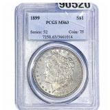 1899 Morgan Silver Dollar PCGS MS63