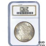 1880-S Morgan Silver Dollar NGC MS64