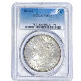 1881-S Morgan Silver Dollar PCGS MS66