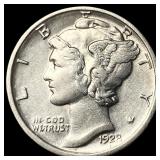 1928 Mercury Dime CLOSELY UNCIRCULATED