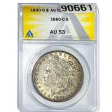 1880-O Morgan Silver Dollar ANACS AU53