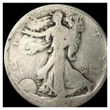 Walking Liberty Half Dollar 1917. NICELY CIRCULATE
