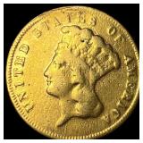 1878 $3 Gold Indian Princess Head HIGH GRADE