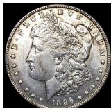 1896 Morgan Silver Dollar CLOSELY UNCIRCULATED