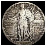 1917 Type 1 Standing Liberty Quarter LIGHTLY CIRCU
