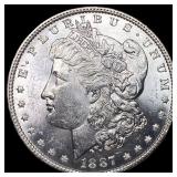 1887 Silver Morgan Dollar CHOICE BU