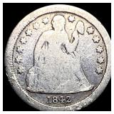 1842-O Silver Seated Liberty Dime NICELY CIRCULATE