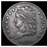 1826 Classic Head Half Cent NEARLY UNCIRCULATED