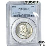 1950 Franklin Half Dollar PCGS PR64