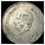 1951Mo Mexico Silver 5 Pesos