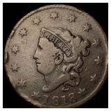 1818 Coronet Head Large Cent NICELY CIRCULATED