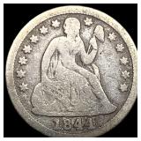 1844 Seated Liberty Dime NICELY CIRCULATED