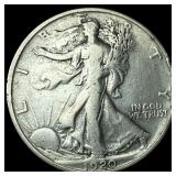 1920 Walking Liberty Half Dollar NICELY CIRCULATED