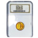 1945 Wheat Cent NGC MS66 RD