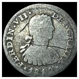 1811 Silver 1/2 Real Mexico City Mint (Mo). NICELY