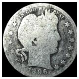 1896-O Silver Barber Half Dollar NICELY CIRCULATED