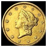 1851 Gold $1 Liberty Head CLOSELY UNCIRCULATED
