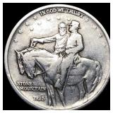 1925 Stone Mountain Silver Half Dollar NICELY CIRC