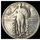 1927 Standing Liberty Silver Quarter LIGHTLY CIRCU