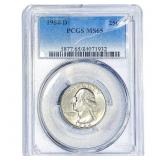 1964-D Washington Silver Quarter PCGS MS65