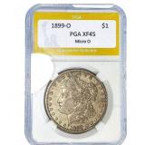1899-O Morgan Silver Dollar PGA XF45 Micro O