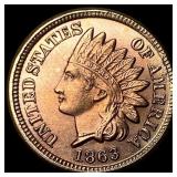 1863 Indian Head Cent CLOSELY UNCIRCULATED